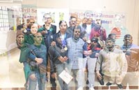 Smt. Rajni Malik, UDC & Shri Dinesh Kumar LDC of NAI won Bronze Medal & Silver Medal Inter Ministry Men & Women Wrestling Tournaments held in Chandigarh 28-30 Jan 2020