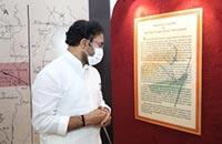 Hon’ble Union Minister for Culture Shri Kishan Reddy Gangapuram visited National Archives of India alongwith Union MOS Smt Meenakshi Lekhi.