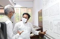 Hon’ble Union Minister for Culture Shri Kishan Reddy Gangapuram visited National Archives of India alongwith Union MOS Smt Meenakshi Lekhi.